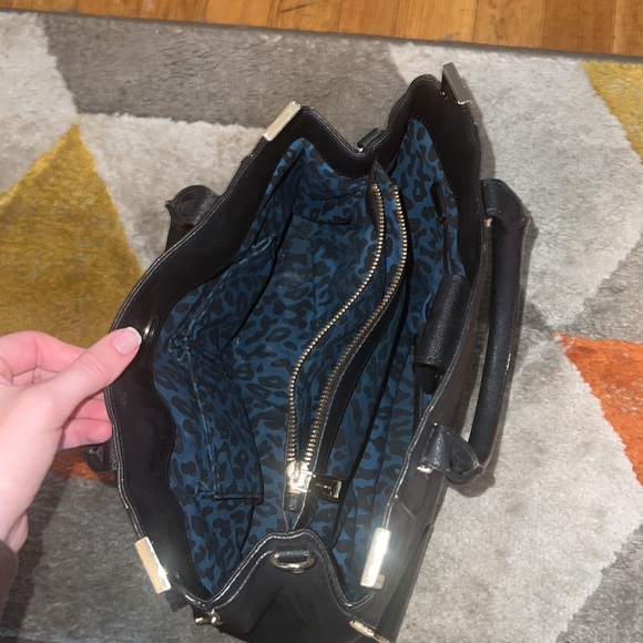 Authentic Rebecca Minkoff Handbag: black with gold hardware - Picture 3 of 6